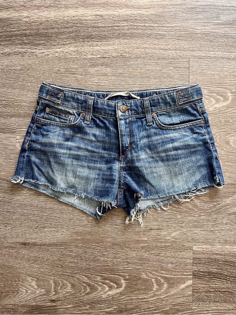 Joe's Jeans Distressed Blue Denim Cutoff Shorts
